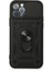 iPhone 12 Pro Kılıf Pars Lens Yüzüklü Silikon - Siyah - NFND8864-8002 1
