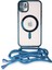 iPhone 11 Kılıf Divo Lazer Askılı Magsafe Kapak - Sierra Blue - NFND8982-7420 1