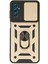 Samsung Galaxy M52 5g Kılıf Pars Lens Yüzüklü Silikon - Gold - NFND5678-3322 1