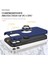 iPhone 12 Kılıf Elit Yüzüklü Kapak - Lacivert - NFND4000-8321 2
