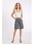 Normal Bel Kısa Paça Gabardin Bermuda Şort D0965AX24SM 4
