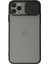 iPhone 11 Pro Max Kılıf Palm Buzlu Kamera Sürgülü Silikon - Siyah - NFND4267-4187 1