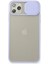 iPhone 11 Pro Max Kılıf Palm Buzlu Kamera Sürgülü Silikon - Lila - NFND7109-4425 1