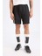 DeFactoFit Slim Fit Dar Kesim Sporcu Kısa Paça Skuba Dalgıç Kumaş Şort D0673AX24AU 6