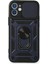 iPhone 12 Mini Kılıf Pars Lens Yüzüklü Silikon - Lacivert - NFND9221-1873 1