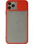 iPhone 11 Pro Max Kılıf Palm Buzlu Kamera Sürgülü Silikon - Kırmızı - NFND2123-5996 1