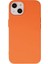 iPhone 14 Plus Kılıf Nano Içi Kadife Silikon - Turuncu - NFND5267-5293 1