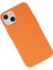 iPhone 14 Plus Kılıf Nano Içi Kadife Silikon - Turuncu - NFND5267-5293 3