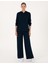 Kadın Lacivert Oversize Sweatshirt 50314972-VR033 4