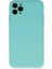 iPhone 11 Pro Max Kılıf Nano Içi Kadife Silikon - Turkuaz - NFND1414-6599 1