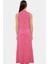 Maxi A Line Bisiklet Yaka Örme Elbise Hafif Yazlık Günlük Seçkin Malzeme Özel Tasarım Modern Stil 3