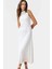 Maxi A Line Bisiklet Yaka Örme Elbise Hafif Yazlık Günlük Seçkin Malzeme Özel Tasarım Modern Stil 1