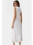 Maxi A Line Bisiklet Yaka Örme Elbise Hafif Yazlık Günlük Seçkin Malzeme Özel Tasarım Modern Stil 3