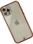 iPhone 12 Pro Max Kılıf Liva Taşlı Silikon - Kırmızı - NFND3693-9237 3