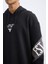 Fit NBA Chicago Bulls Boxy Fit Kapüşonlu Sırt Baskılı Kalın Sweatshirt U9853AZ24AU 6