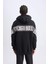 Fit NBA Chicago Bulls Boxy Fit Kapüşonlu Sırt Baskılı Kalın Sweatshirt U9853AZ24AU 7