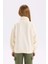 Kız Çocuk Relax Fit Dik Yaka Yarım Fermuarlı Baskılı Sweatshirt D0620A824AU 6