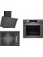 Ankstre 3 Lü Gri Set HBF534EH3T + POP7C9O12O + DWK64PJ70T 1