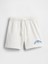 Erkek Bebek Beyaz Gap Logo Fransız Havlu Kumaş Grafik Pull-On Şort 1