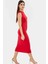 Çok Baskılı Midi Boy Bodycon Elbise Yazlık Örme Kumaş Özel Tasarım Özenle Seçilmiş 2