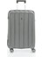 V305 Ultra Hafif Plastik Materyal Polipropilen Orta Boy Valiz - Gri 1