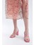 Babydoll V Yaka Desenli Askılı Maxi Abiye Elbise D1328AX24SM 8