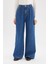 90's Wide Leg Yüksek Bel Geniş Paça Uzun Jean Pantolon D1344AX24WN 1