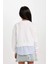 Kız Çocuk Relax Fit Bisiklet Yaka Etek Ucu Detaylı Sweatshirt D0703A824AU 6