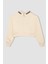Kız Çocuk Relax Fit Polo Yaka Baskılı Sweatshirt D0702A824AU 9