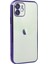 iPhone 12 Kılıf Lensli Silikon - Mor - NFND5972-9155 2