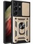 Samsung Galaxy S23 Ultra Kılıf Pars Lens Yüzüklü Silikon - Gold - NFND7394-4646 1
