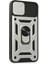 iPhone 11 Pro Kılıf Pars Lens Yüzüklü Silikon - Gümüş - NFND4823-5648 2