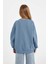 Kız Çocuk Hatsune Miku Relax Fit Bisiklet Yaka İçi Yumuşak Tüylü Sweatshirt D1120A824AU 6