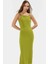 Maxi Örme Elbise Halter Yaka Bodycon Yazlık Günlük Kaliteli Işçilik Trend Tasarım Konforlu Kesim 2