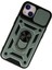 iPhone 14 Kılıf Pars Lens Yüzüklü Silikon - Yeşil - NFND7461-3767 3