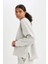 Fit Bisiklet Yaka Skuba Dalgıç Kumaş Sporcu Sweatshirt C9612AX24AU 8