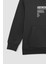 Erkek Çocuk Cepli Yazı Baskılı Kapüşonlu Okul Sweatshirt C7567A824WN 8