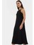 Şık Midi Halter Yaka Örme Elbise Günlük ve Özel Günler Için Rahat Modern Stil 2