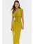 Şık Bodycon Midi Elbise Soft Krep Dokuma Polyester Kumaş Rahat ve Yüksek Kalite 2