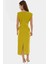 Şık Bodycon Midi Elbise Soft Krep Dokuma Polyester Kumaş Rahat ve Yüksek Kalite 3