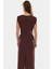 Şık Bodycon Midi Elbise Soft Krep Dokuma Polyester Kumaş Rahat ve Yüksek Kalite 3