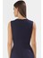 A Line Mini Keten Görünümlü Polyester Elbise Yazlık Günlük Tarz Kullanım Için 3