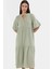 Müslin Geniş Kesim Midi Dokuma Yazlık Elbise Günlük Stil Şık Görünüm Yüksek Kalite Rahat ve 1