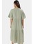 Müslin Geniş Kesim Midi Dokuma Yazlık Elbise Günlük Stil Şık Görünüm Yüksek Kalite Rahat ve 3