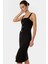 Kadın Midi Bodycon Elbise 88% Polyester 12% Elastan Iş ve Özel Günler Için Şık Görünüm 2