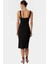 Kadın Midi Bodycon Elbise 88% Polyester 12% Elastan Iş ve Özel Günler Için Şık Görünüm 3