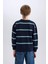 Erkek Çocuk Oversize Geniş Kalıp Bisiklet Yaka Baskılı Sweatshirt D1907A824WN 6