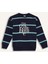 Erkek Çocuk Oversize Geniş Kalıp Bisiklet Yaka Baskılı Sweatshirt D1907A824WN 7