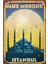 Istanbul Cami Poster, Modern Duvar Dekoru, Sanatsal Tablo, Ev Ofis, Cafe Duvar Süs 1