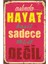 Slogan Retro Ahşap Mdf Poster, Modern Duvar Dekoru, Sanatsal Poster, Ev Ofis, Cafe Duvar Süs 1
